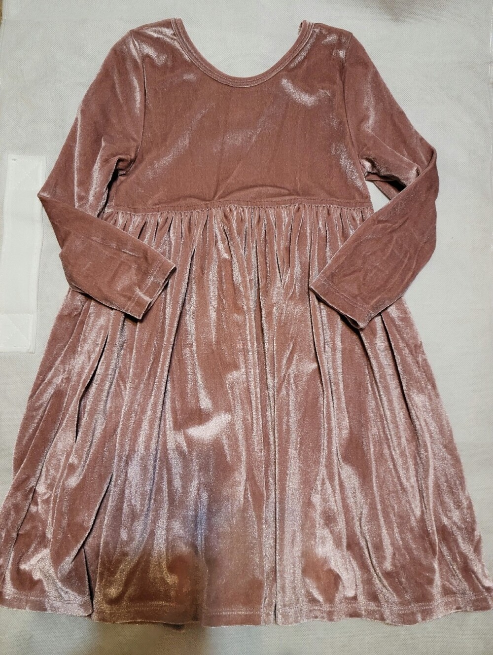 Pink Chicken mauve velour step dress sz 4